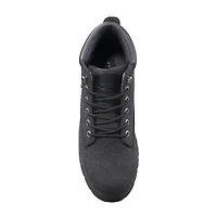 Lugz Mens Drifter Peacoat Block Heel Lace Up Boots
