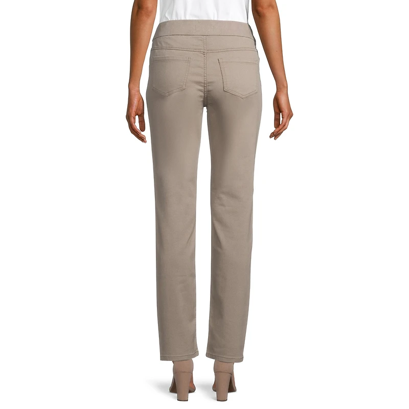 Liz Claiborne Amber Womens Straight Mid Rise Pull-On Pant