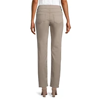 Liz Claiborne Amber Womens Straight Mid Rise Pull-On Pant