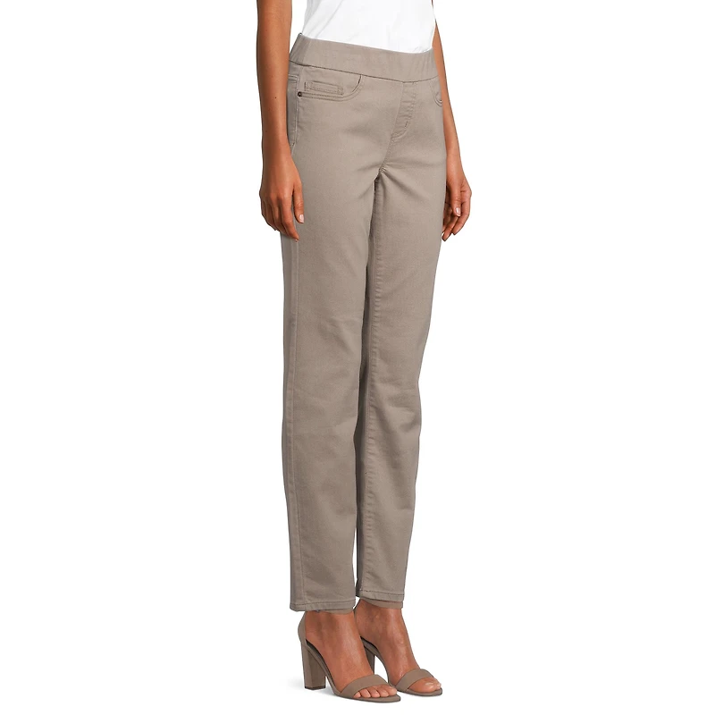 Liz Claiborne Amber Womens Straight Mid Rise Pull-On Pant