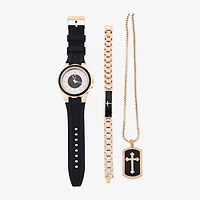 Mens Black 3-pc. Watch Boxed Set Mac8091jc