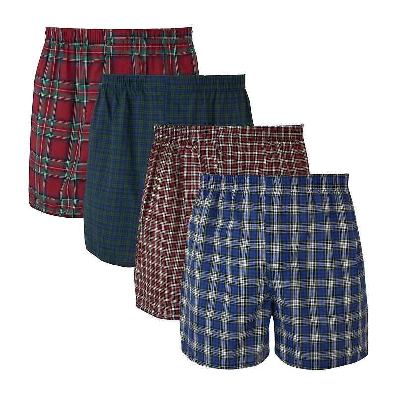 Hanes Freshiq Comfortflex Waistband Mens 4 Pack Boxers J838t4