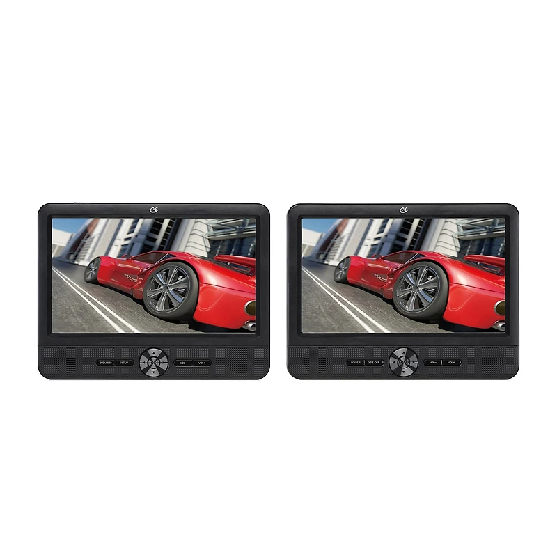 Portable DVD Player with Two 9" Displays"