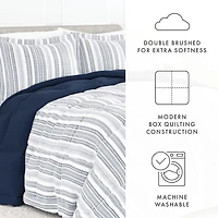 Casual Comfort Premium Down Alternative Farmhouse Dreams Reversible Comforter Set