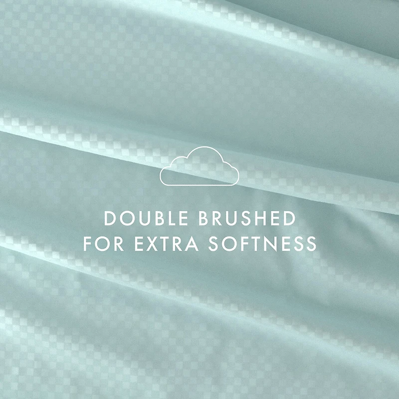 Casual Comfort™ Premium Ultra Soft Checkered Microfiber Wrinkle Free Sheet Set