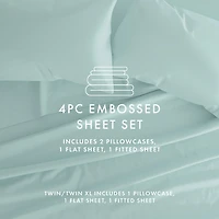 Casual Comfort™ Premium Ultra Soft Chevron Microfiber Wrinkle Free Sheet Set