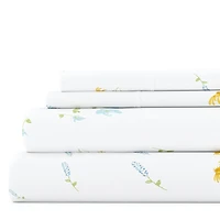 Casual Comfort™ Premium Ultra Soft Microfiber Floral Sheet Sets