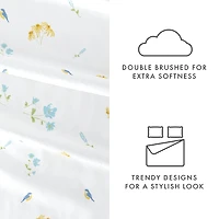 Casual Comfort™ Premium Ultra Soft Microfiber Floral Sheet Sets