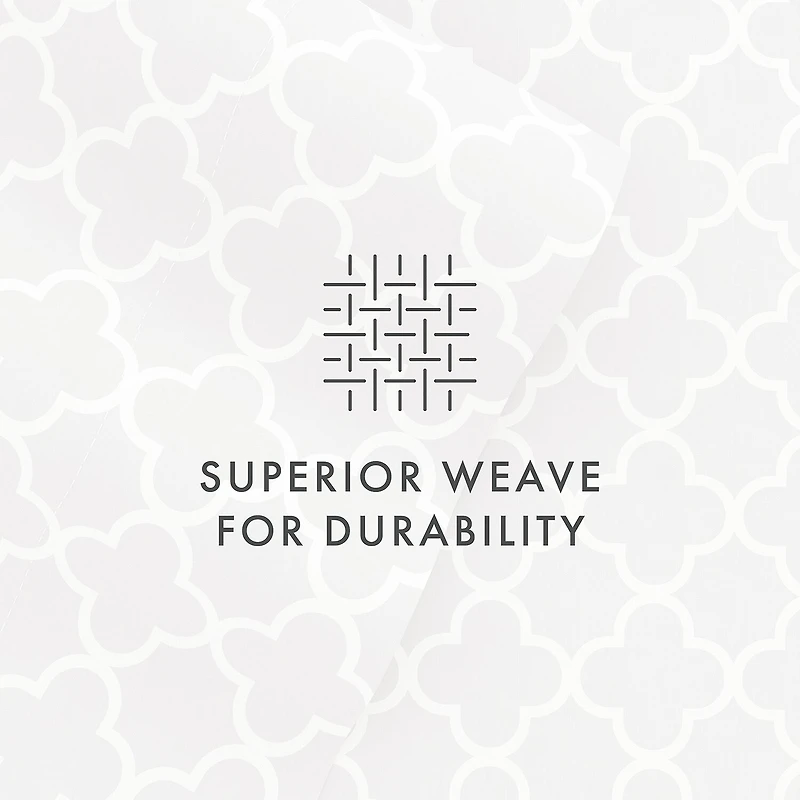 Casual Comfort™ Premium Ultra Soft Quatrefoil Pattern Microfiber Wrinkle Free Sheet Set
