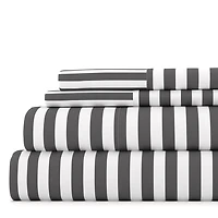 Casual Comfort™ Premium Ultra Soft Ribbon Pattern Microfiber Wrinkle Free Sheet Set