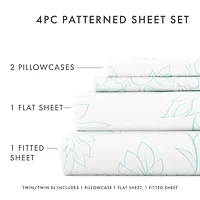 Casual Comfort™ Premium Ultra Soft Vine Pattern Microfiber Wrinkle Free Sheet Set