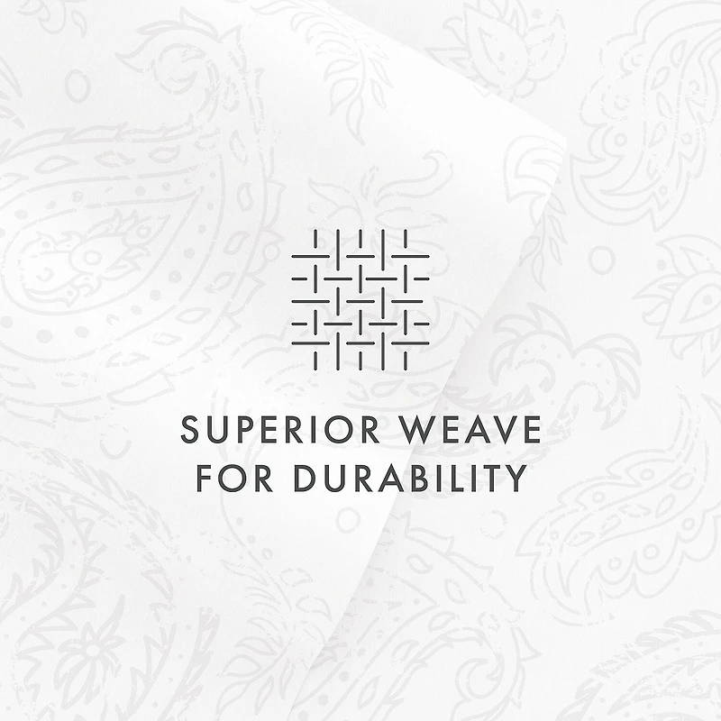 Casual Comfort™ Premium Ultra Soft Coarse Paisley Pattern Sheet Set