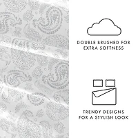 Casual Comfort™ Premium Ultra Soft Coarse Paisley Pattern Sheet Set