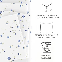 Casual Comfort™ Premium Ultra Soft Floral Pattern Sheet Set