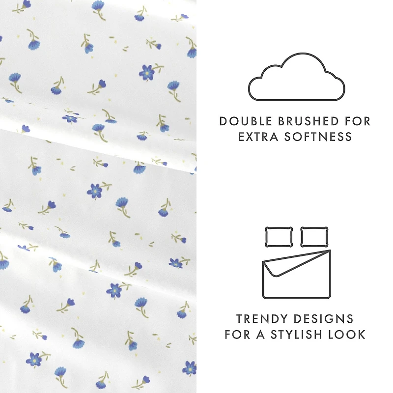 Casual Comfort™ Premium Ultra Soft Floral Pattern Sheet Set