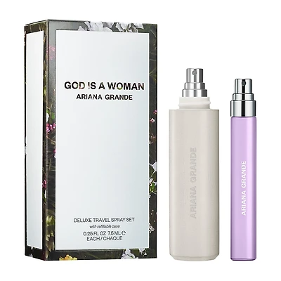 Ariana Grande God Is A Woman Refillable Travel Spray 2-Pc Set Perfume Set