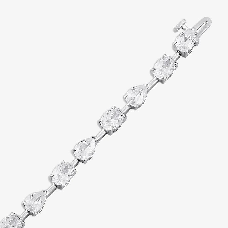 Womens 6 1/2 Ct. T.W. Lab Grown White Diamond 10K Gold Tennis Bracelet