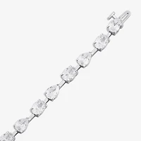 Womens 6 1/2 Ct. T.W. Lab Grown White Diamond 10K Gold Tennis Bracelet