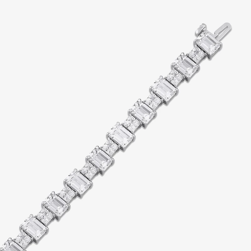 17 C.T. T.W Womens 17 Ct. T.W. Lab Grown White Diamond 10K Gold Tennis Bracelet
