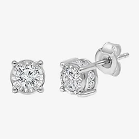 Tru Miracle 1 CT. T.W. Lab Grown White Diamond 14K Gold 6.8mm Stud Earrings
