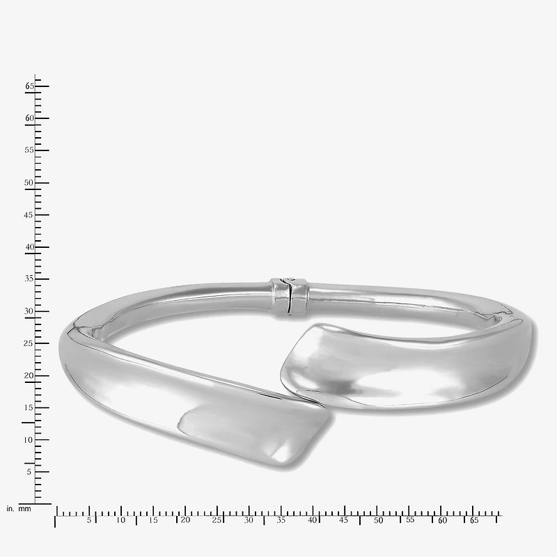 Made in Italy Womens Sterling Silver Bangle Bracelet