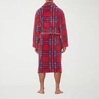 Residence Mens Big and Tall Fleece Long Sleeve Length Robe