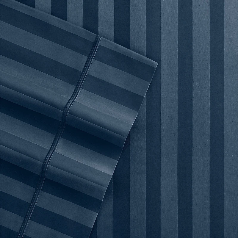 Fieldcrest Classic Stripe 400tc Cotton Sheet Set