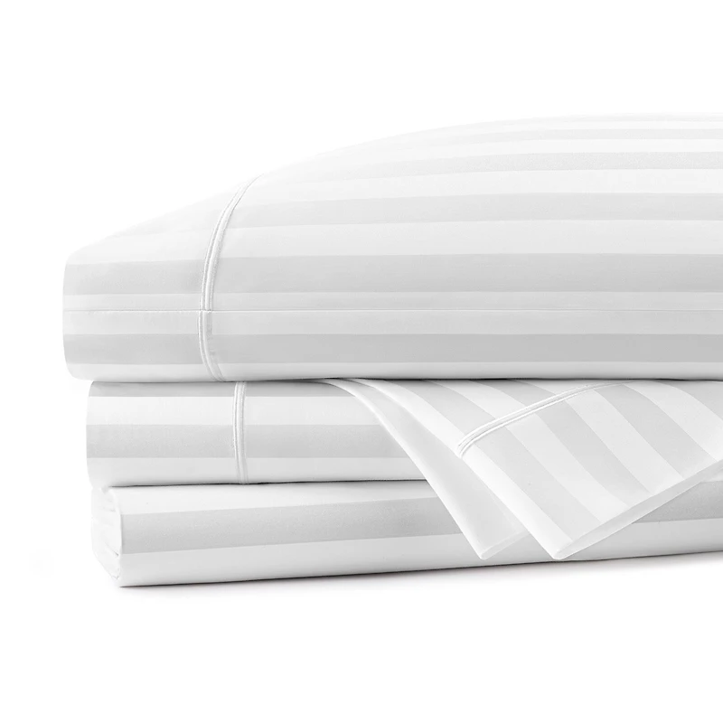 Fieldcrest Classic Stripe 400tc Cotton Sheet Set