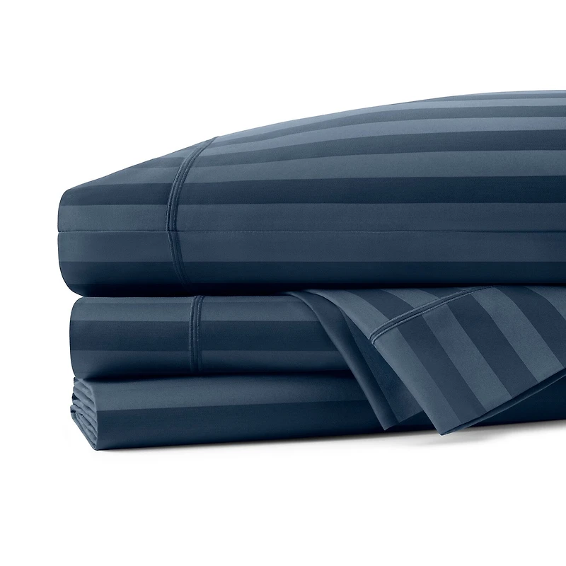 Fieldcrest Classic Stripe 400tc Cotton Sheet Set