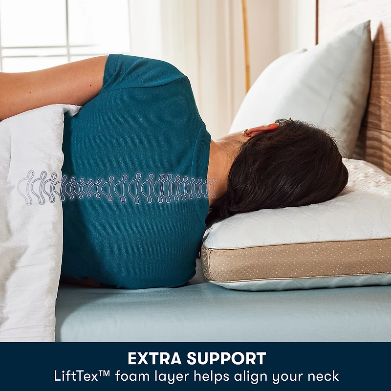 Serta® Align Revive Memory Foam Medium Density Bed Pillow