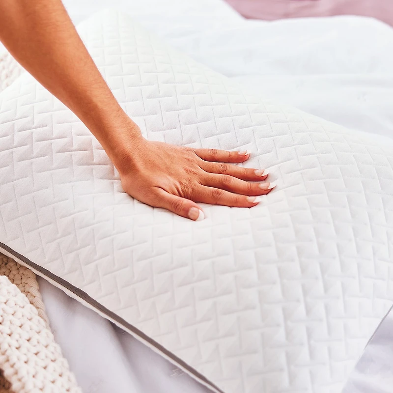 Serta® Layered Luxury Memory Foam Medium Density Bed Pillow