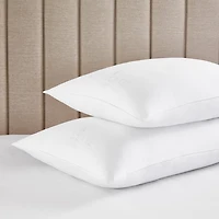 Fieldcrest 100% Cotton Down Alternative Medium Density Bed Pillow
