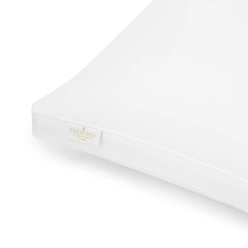Fieldcrest 100% Cotton Down Alternative Firm Density Bed Pillow