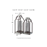 Signature Design by Ashley® 2-pc. Diedrick Lanterns