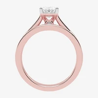 (F-G /Vs2-Si1) Womens 2 1/2 CT. T.W. Lab Grown White Diamond 10K Gold Oval Side Stone Bridal Set