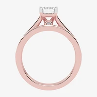 (F-G /Vs2-Si1) Womens 2 1/2 CT. T.W. Lab Grown White Diamond 10K Gold Side Stone Bridal Set