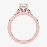 F-G / Vs2-Si1) Womens 3 1/2 CT. T.W Lab Grown White Diamond 10K Gold Side Stone Bridal Set