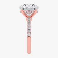 F-G /Vs2-Si1) Womens 1/2 Ct. T.W. Lab Grown White Diamond 14K Gold Round Side Stone Engagement Ring