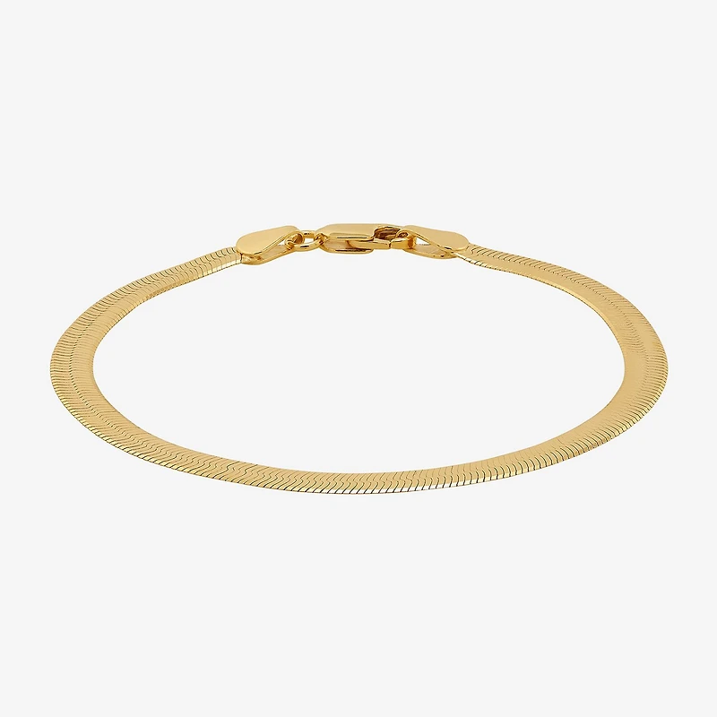 Silver Addiction Womens 2-pc. 14K Gold Over Silver Bracelet Set
