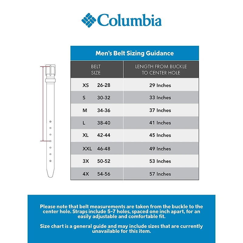 Columbia Mens Belt