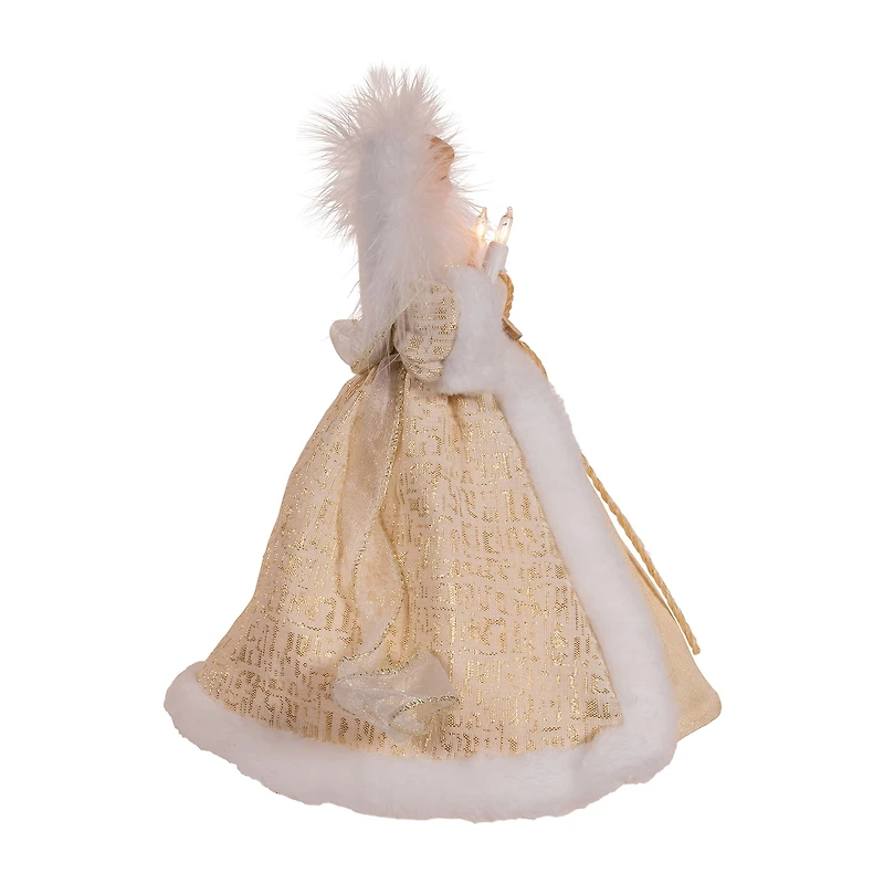 Kurt Adler 10" 10-Light Natural Angel Indoor Tree Skirt