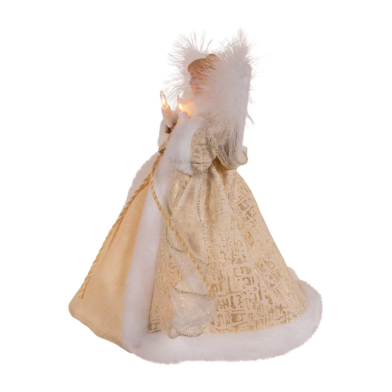 Kurt Adler 10" 10-Light Natural Angel Indoor Tree Skirt