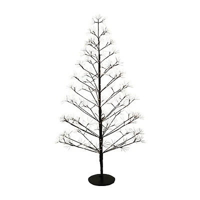 Kurt Adler Pre-Lit Warm White Led Silhouette Fairy 5 Foot Christmas Tree
