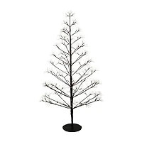 Kurt Adler Pre-Lit Warm White Led Silhouette Fairy 5 Foot Christmas Tree