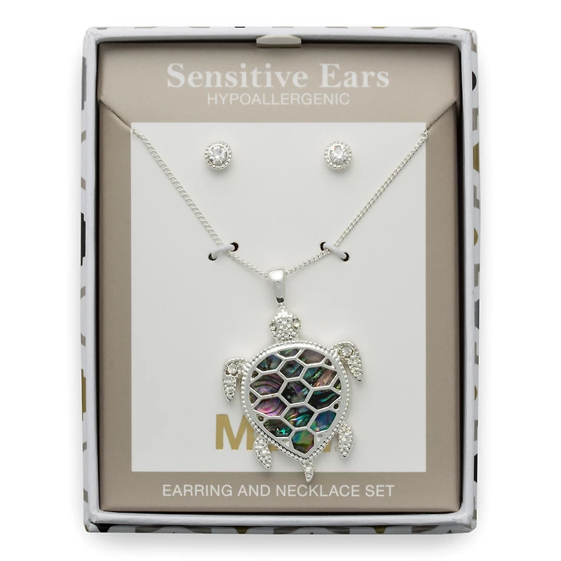 Mixit Womens Cubic Zirconia Hypoallergenic 2-pc. Jewelry Set