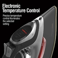 CHI Electronic Full Size  Iron with Retractable Cord and Titanium Infused Ceramic Soleplate