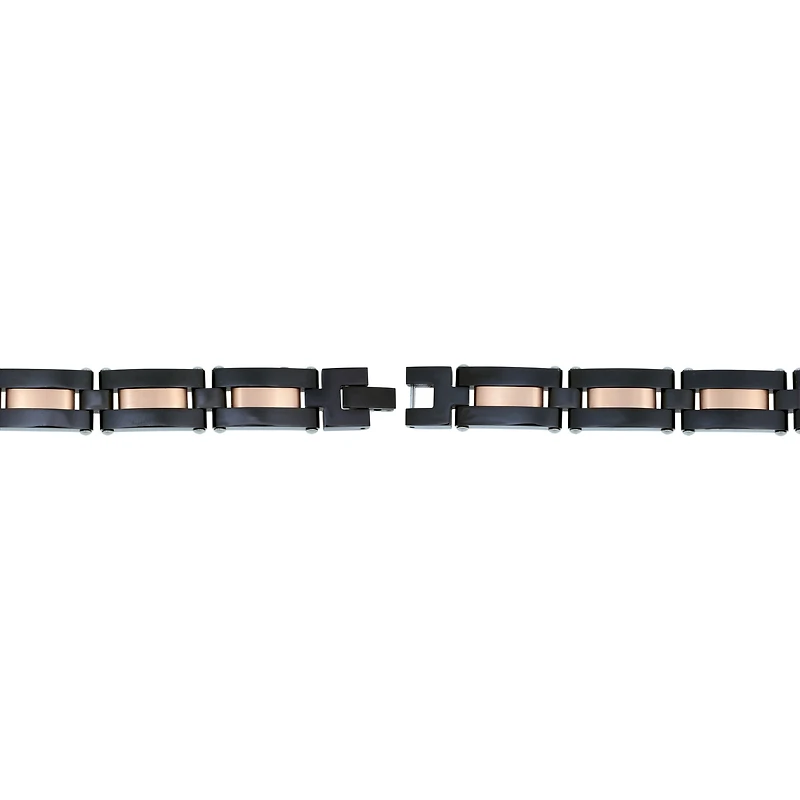 Stainless Steel 8 1/2 Inch Solid Link Bracelet