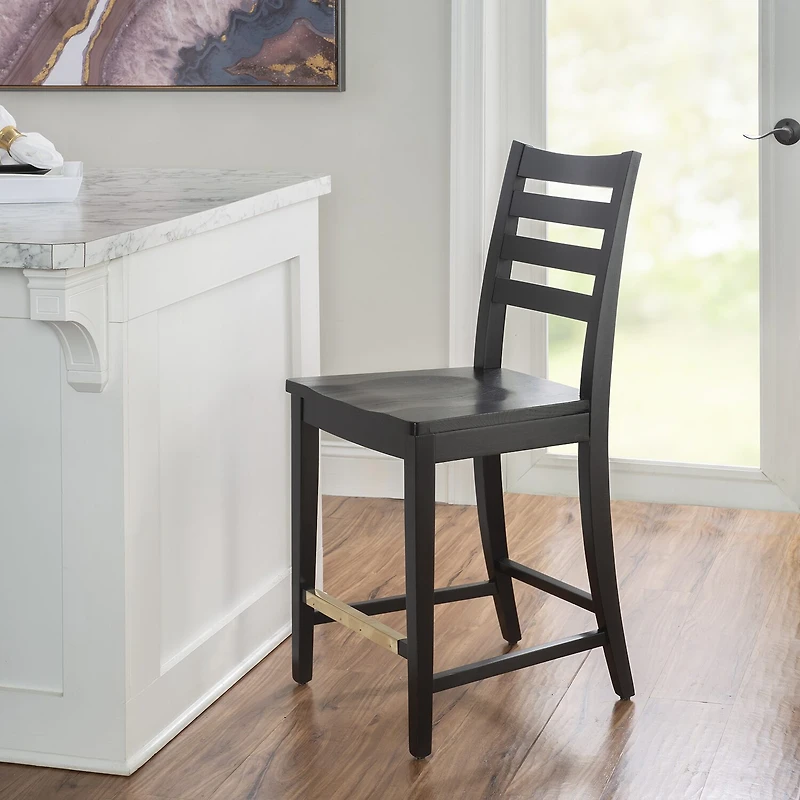 Linon Foden Kitchen And Dinning Room Collection Counter Height Bar Stool