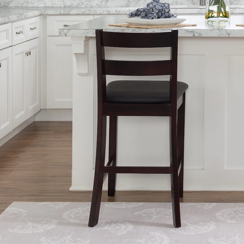 Linon Tarlton Kitchen And Dinning Room Collection Counter Height Bar Stool