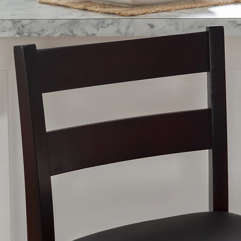Linon Tarlton Kitchen And Dinning Room Collection Counter Height Bar Stool